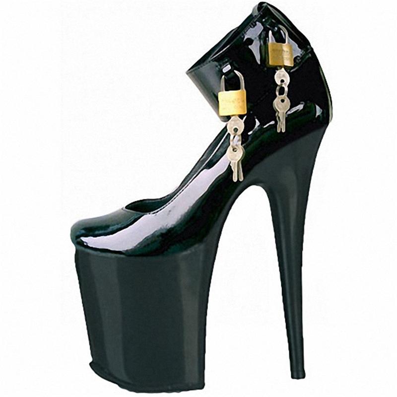Platform Heels for Women 20cm Transparent Performance Sandals