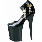 Platform Heels for Women 20cm Transparent Performance Sandals