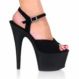 Platform Heels for Women Summer Buckle Rivet Stiletto Sandals