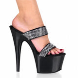 Platform Heels for Women 17cm Home Slippers