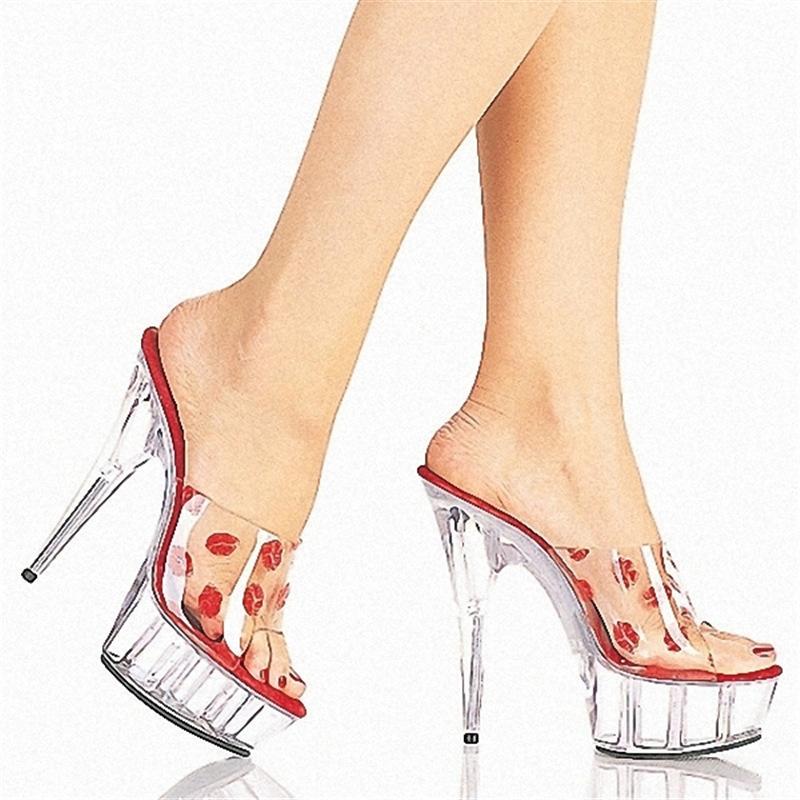 Platform Heels for Women), High Heel Models Catwalk Banquet Stiletto Heel Slippers
