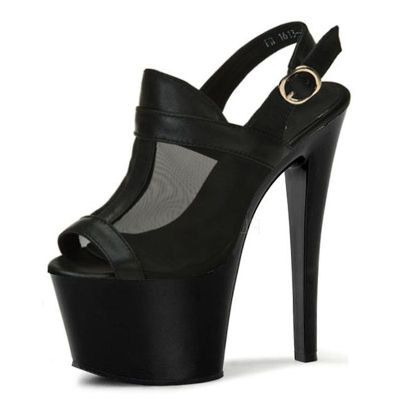 Platform Heels for Women 15cm Summer Sandals Peep Toe High Heels Women