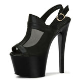 Platform Heels for Women 15cm Summer Sandals Peep Toe High Heels Women