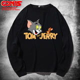 Tom And Jerry T Shirt Cat And Mouse Loose Print