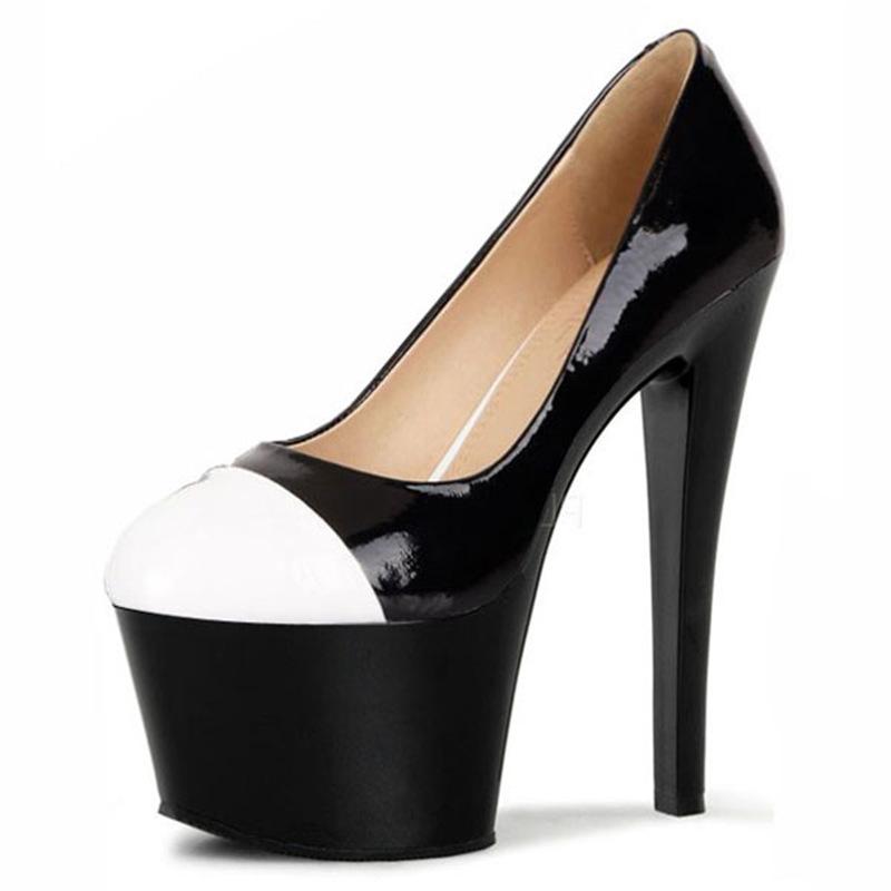 Platform Heels for Women Plus Size 17cm High Heel Sandals