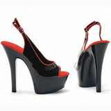 Platform Heels for Women Summer Frosted Color Sandals 15cm Stiletto Women's Shoes