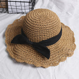 Summer Hats Women's Sun Hat Seaside Beach Sun-Proof Bucket Hat
