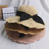 Summer Hats Women's Sun Hat Seaside Beach Sun-Proof Bucket Hat