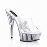 Platform Heels for Women Spring Transparent High Heel Sandals Women