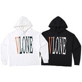 Vlone Hoodie Men'S Loose Plus Size Hooded Sweater