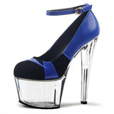 Platform Heels for Women Summer Black Sandals