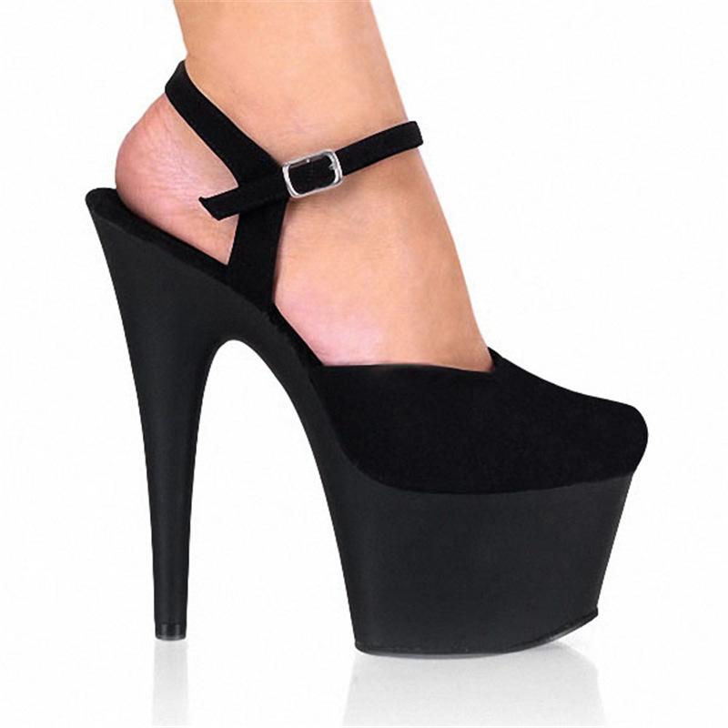 Platform Heels for Women Summer Buckle Rivet Stiletto Sandals