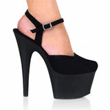 Platform Heels for Women Summer Buckle Rivet Stiletto Sandals