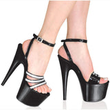 Platform Heels for Women 17cm High Heel Nightclub Sandals