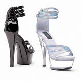 Platform Heels for Women Transparent High Heel Sandals