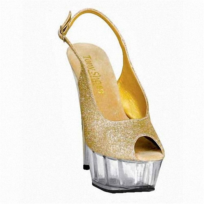 Platform Heels for Women Nightclub High Heel 15cm High Heel Sandals Women