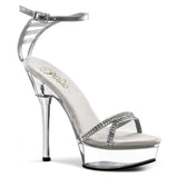 Platform Heels for Women Summer Hollow-out Plus Size Buckle Fashion High Heel Stiletto Heel