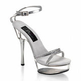 Platform Heels for Women Summer Hollow-out Plus Size Buckle Fashion High Heel Stiletto Heel
