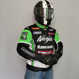 Kawasaki Moto Gp Racing Jacket Spring/Autumn Summer Men'S Motorcycle Breathable