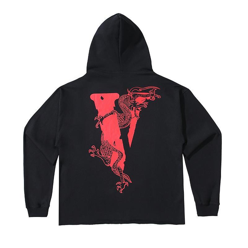 Vlone Hoodie V Men'S Personality Hooded Sweater
