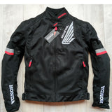 Honda Hrc Motorcycle Jacket Spring/Autumn Summer Motorcycle Cycling Clothing Men'S Breathable Thin