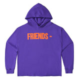 Vlone Hoodie Friends Loose Sweater Trendy Pullover Hoodie