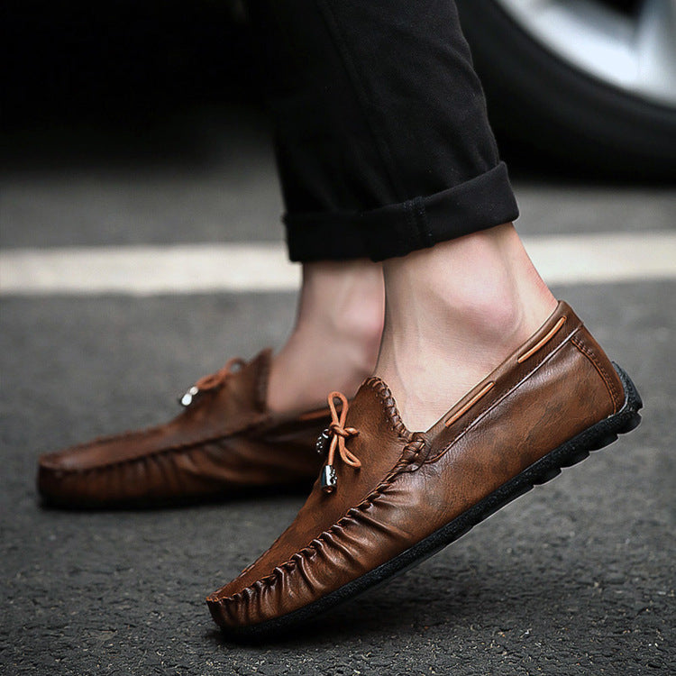 Men's Loafers RelaxedFit SlipOn Loafer Men Shoes Casual Retro Men's Shoes Breathable