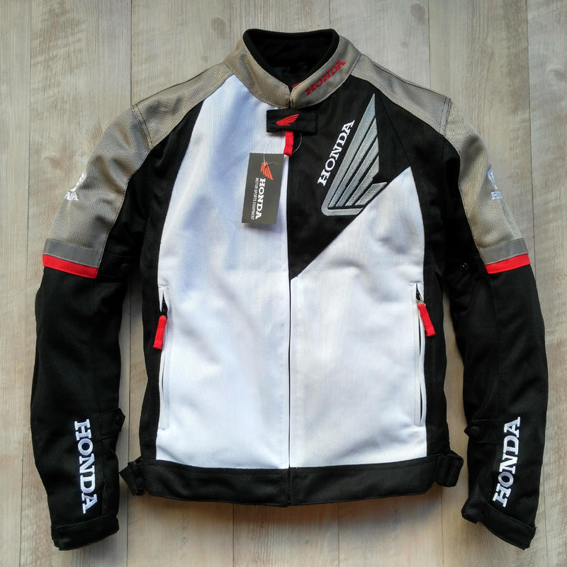 Honda Hrc Motorcycle Jacket Spring/Autumn Summer Motorcycle Cycling Clothing Men'S Breathable Thin