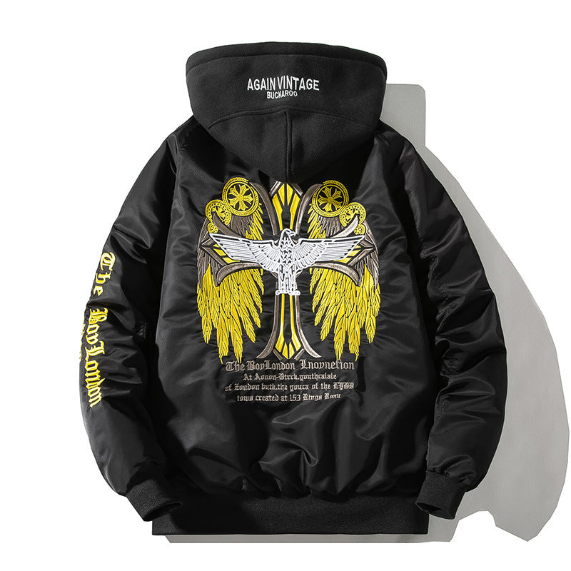 Varsity Jacket Men'S Embroidered Hip Hop Baseball Jacket