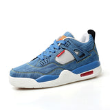Men Sneakers Men Walking Shoes for Jogging Breathable Lightweight Shoes Denim Sports Casual Men's Basketball Running Shoes