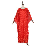 African Women's Dress round Neck Loose plus Size