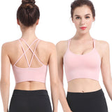 Underwear for Sweating Thin Strap Crossing Beauty Back Yoga Sports Bra