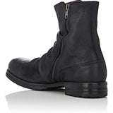 Western Shoes Fashion Squared Head Short Pure Color Casual Versatile Men's Boots