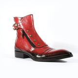 Western Shoes Short Tube Side Zipper Casual Foreign Trade Men's Boots