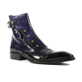 Western Shoes Short Tube Side Zipper Casual Foreign Trade Men's Boots