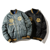 Varsity Jacket Autumn And Winter Baggy Coat Embroidered Baseball Uniform