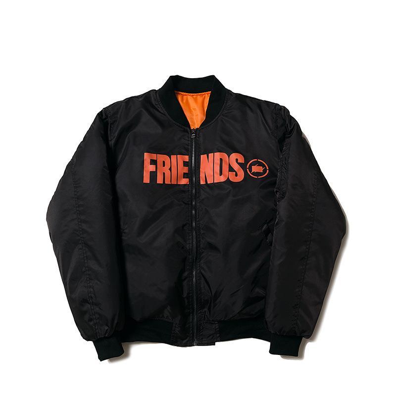 Vlone Jacket Winter Clothes Men'S Padded Jacket Street Warm Coat Cool Top