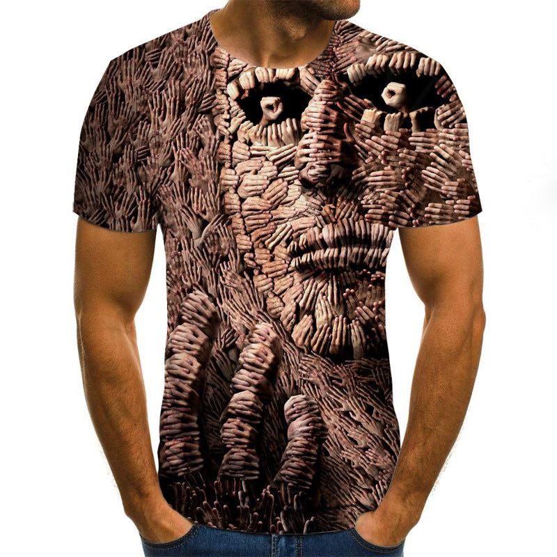 Skull T Shirt 3D Digital Printing