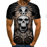 Skull T Shirt 3D Digital Printing