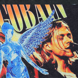 Nirvana T Shirt Vintag Ekurt Cobain Character Printing Loose Hip Hop Distressed