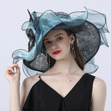 Big Hats Women's Summer Fashion Casual Sun Hat Top Hat