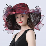 Big Hats Women's Summer Fashion Casual Sun Hat Top Hat