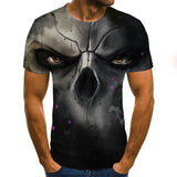 Skull T Shirt 3D Digital Printing