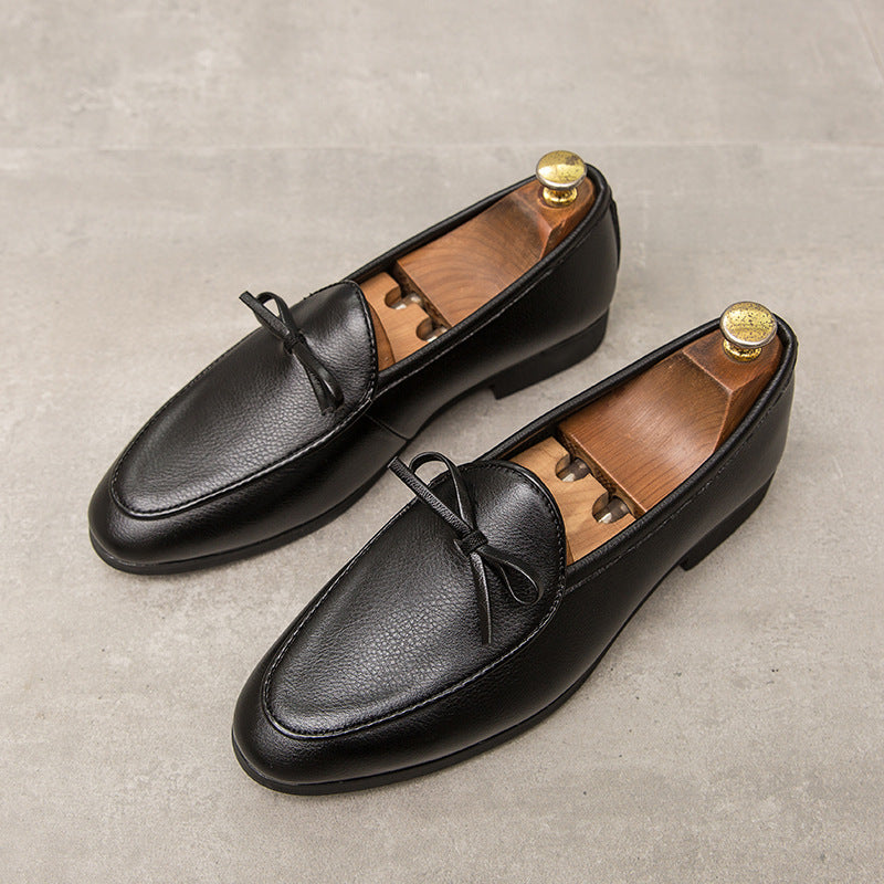 Men Loafers British Business Casual Leather Shoes Fashion Men's Shoes Trendy Loafers Men's