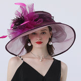 Big Hats Spring/Summer Sun Hat Women Flower Decoration Beach Wide Brim Hat
