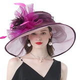 Big Hats Spring/Summer Sun Hat Women Flower Decoration Beach Wide Brim Hat