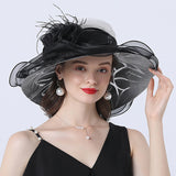 Big Hats Wide Big Brim Sun Shade Casual Hat Women's Fashion Decorative Hat