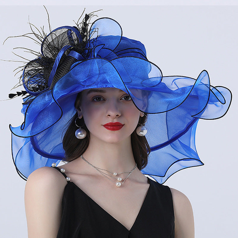 Big Hats Sun Hat Fashion Personality Easy to Match Broad-Brimmed Hat Fashion Cap