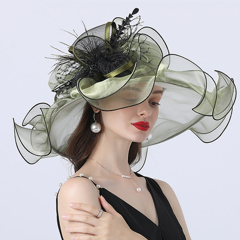 Big Hats Sun Hat Fashion Personality Easy to Match Broad-Brimmed Hat Fashion Cap