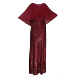 African Women's Wear Clothing Chiffon Patchwork Batwing Sleeve Evening Dress African Dashiki Ankara Styles Dress